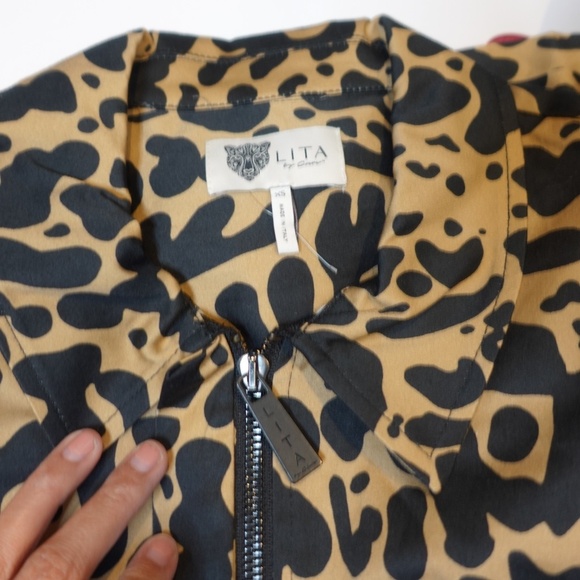 REVOLVE Lita by Ciara Jumpsuit Chetah Belted long pants Women’s size XS $398 NWT - Picture 8 of 14